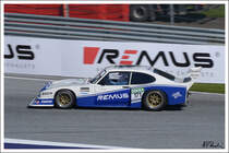 Erich Petrakovits mit seinem Gruppe 5 Replica Ford Zakspeed Capri Turbo am 23.9.2022 am Red Bull Ring. 