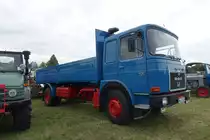 MAN 19.321 Unterflur,  Motor D 2566, 11,5 l, 320 PS, Baujahr 1983 / am 20.08.2022 beim TOCH-Treffen (Traktoren Oldtimer Club Hamburg von 1988) in HH-Neuengamme  /