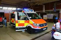 DRK OV Neu-Isenburg VW Crafter KTW am 11.09.22 beim Tag der offenen Tür der Feuerwehr Neu-Isenburg