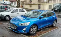 Diesen Ford Focus Mk4 in Desert Island Blue habe ich in April, 2021 fotografiert.