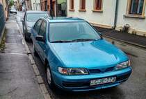Diesen blauer Nissan Almera N15 habe ich in April, 2021 fotografiert.