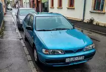 Diesen blauer Nissan Almera N15 habe ich in April, 2021 fotografiert.