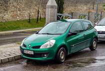 Diesen Renault Clio Mk3 in der Farbe Vert Wright habe ich in April, 2021 fotografiert.