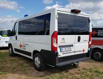 =Citroen Jumper des DRK KV RECKLINGHAUSEN, gesehen auf dem Parkplatz der RettMobil 2022 in Fulda