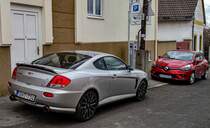 Rückansicht: Hyundai Coupé 2. Generation, facelift. Foto: 04.2021.