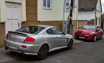 Rückansicht: Hyundai Coupé 2. Generation, facelift. Foto: 04.2021.