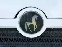 ETRUSCO, Logo an der Front eines Wohnmobiles, die Einsteiger-Marke gehört zur Hymer-Group, produziert wird in Italien, seit 2018 auch in Deutschland erhältlich, Sept.2022