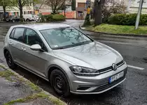 Diesen VW Golf VII habe ich in April 2021 fotografiert.