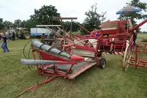 Mähbinder der Firma LANZ  / am 20.08.2022 beim TOCH-Treffen (Traktoren Oldtimer Club Hamburg von 1988) in HH-Neuengamme  /