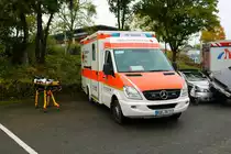 DRK OV Idstein Mercedes Benz Sprinter RTW am 25.09.22 beim Tag der offenen Tür