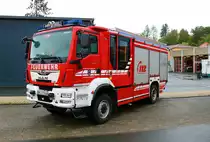 Feuerwehr Oberursel MAN HLF20 am 02.10.22 beim Tag der offenen Tür