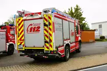 Feuerwehr Oberursel MAN HLF20 am 02.10.22 beim Tag der offenen Tür