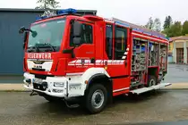 Feuerwehr Oberursel MAN HLF20 am 02.10.22 beim Tag der offenen Tür