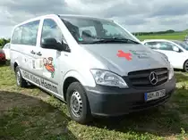 =MB Vito des DRK HAMM, steht auf dem Parkplatz der RettMobil im Mai 2022