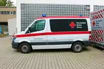 DRK OV Langen Mercedes Benz Sprinter MTW am 03.10.22 in Langen beim Tag der offenen Tür