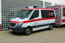 DRK OV Langen Mercedes Benz Sprinter MTW am 03.10.22 in Langen beim Tag der offenen Tür
