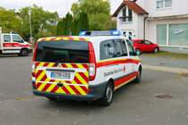DRK KV Dieburg Mercedes Benz Vito KdoW (ex Polizei) am 03.10.22 in Langen beim Tag der offenen Tür