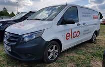 =MB Vito als Servicemobil von  elco , gesehen auf dem Parkplatz der RettMobil im Mai 2022