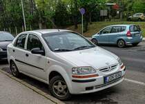 Diesen Chevrolet Kalos Sedan habe ich in April, 2021 fotografiert.