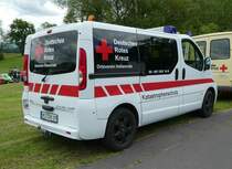 =Opel Vivaro vom DRK OV HOHENRODA, eingesetzt beim Scirocco-Treffen in Hohenroda, 06-2022
