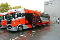 Audi Team Rosberg Scania am 15.10.22 beim Jubiläumsfest 10 Jahre Audi Zentrum Frankfurt