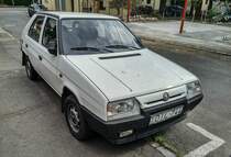 Diesen Skoda Favorit habe ich in April, 2021 fotografiert.