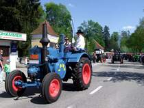 LANZ-Bulldog,Type09516;Bj1950,50PS nimmt bei der Oldtimerausfahrt in St.Martin/Innkreis teil; 090419