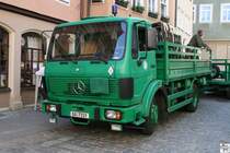 Mercedes Benz NG der bayerischen Polizei. Aufgenommen am 23. Mai 2009 in Coburg.