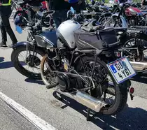 =Ariel Model F Supersport, Bj. 1927, gesehen anl. der Jahrestour vom Ariel-Club Österreichs auf der Rossfeldstrasse bei Berchtesgaden, 06-2022