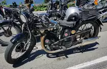 =Ariel Model F Supersport, Bj. 1927, gesehen anl. der Jahrestour vom Ariel-Club Österreichs auf der Rossfeldstrasse bei Berchtesgaden, 06-2022