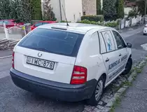 Rückansicht: Skoda Fabia I Praktik. Foto: Mai, 2021.