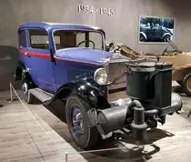 =Opel 1,2 Holzgaser, Bauzeit 1934 - 1935, 1193 ccm, 23 PS, 85 km/h, steht im EFA Museum in Amerang, 06-2022
