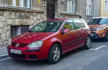 Diesen VW Golf V in Red Spice habe ich in Mai 2021 gesehen.