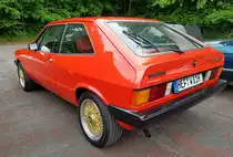 =VW Scirocco steht auf dem Besucherparkplatz beim Scirocco-Treffen in Hohenroda, 06-2022