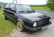 =VW Golf II, gesehen im Juni 2022 in Hohenroda
