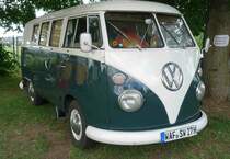 =VW T1 steht im Mai 2022 beim T 1-Treffen in Eschwege