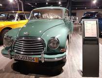 =DKW F 94 3=6, Bauzeit 1955 - 1959, 996 ccm, 40 PS, 115 km/h, ausgestellt im EFA Museum in Amerang, 06-2022