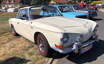 =Karmann Ghia steht im August 2022 bei KULT-BLECH-KLASSIKER in Alsfeld