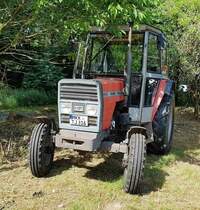 =MF 254 S steht beim Köhlerfest in Bad Orb, 06-2022