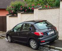 Rückansicht: Peugeot 206+, gesehen in Mai, 2021.