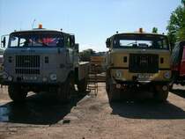 2 IFA W50LA beim Werdauer Oldtimertreffen 2009