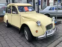 =Citroen 2 CV, ausgestellt beim Lauterbacher Sockenfest, 09-2022