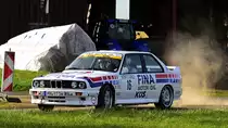 BMW E30 M3, Jonas & Gotthard Tischner, bei der Rallye Köln - Ahrweiler am 12.11.2022, bei Rodder 