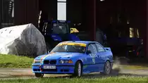 BMW E36 M3, Stefan Schultes & Linus Noll, bei der Rallye Köln - Ahrweiler am 12.11.2022, bei Rodder