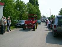 GT 124 in 2Wege-Ausf�hrung der Chemnitztalbahn beim treffen in Hartmannsdorf