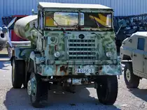 Der Pegaso 3045/D basiert auf den DAF YA-414 und ist hier als Flugfeld-Tankfahrzeug der spanischen Luftwaffe zu sehen. (Museo del Aire Cuatro Vientos, November 2022)