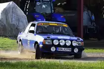 Opel Ascona b, Arwed Hafner & Stefan Hafner, bei der Rallye Köln - Ahrweiler am 12.11.2022, bei Rodder
