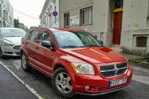 Diesen Dodge Caliber (Sunburst Orange farbe) habe ich in Juni, 2021 fotografiert.