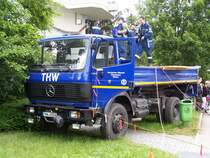 Kippfahrzeug des THW-Ortsverbandes Weiden.
Aufgenommen am 12.6.2005.