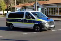 Mercedes V-Klasse als Zoll Fahrzeug am 10.11.22 in Ahlbeck